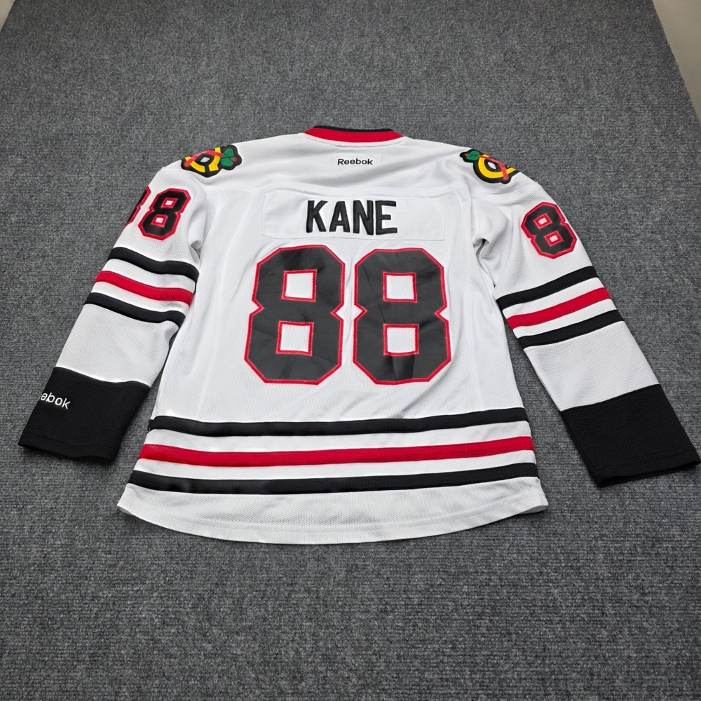 Patrick Kane Chicago Blackhawks Reebok Jersey Women Small 2013 Stanley Cup Champ - Picture 10 of 11